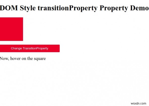 HTML DOM Style transitionProperty 속성 완벽 정리 – 문법부터 예제까지