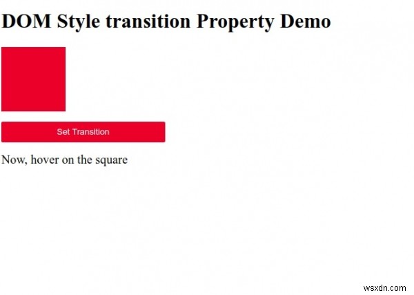 HTML DOM Style transition 속성 사용법 – 전환 효과 설정과 반환