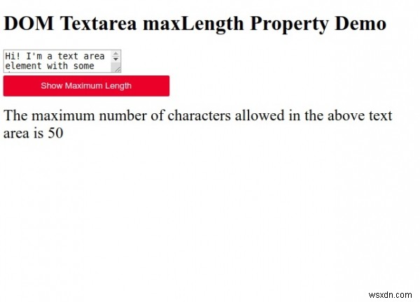 HTML DOM Textarea maxLength 속성 – 사용법과 예제 총정리
