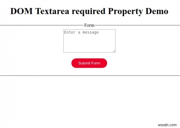 HTML DOM Textarea required 속성 – 문법과 예제로 배우는 필수 입력 설정