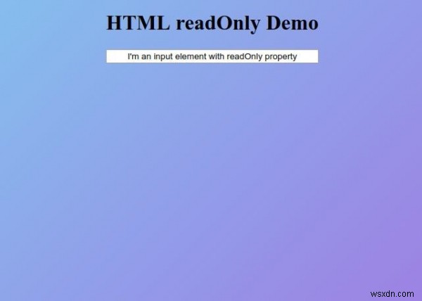 HTML readOnly 속성 완벽 정리 – 입력 요소를 읽기 전용으로 만드는 방법