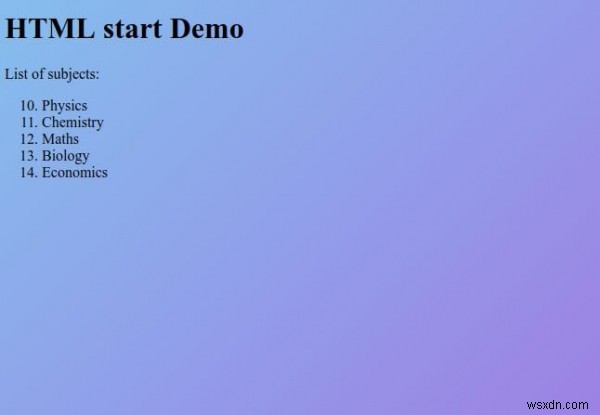 HTML start 속성 완벽 가이드 – 순서 목록의 시작 번호 지정하기