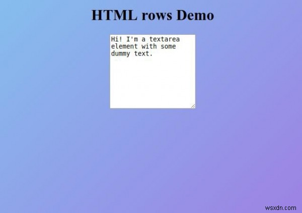HTML rows 속성 완벽 가이드 – textarea 높이 설정 방법과 예제
