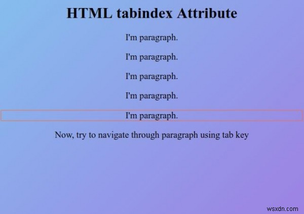 HTML tabindex 속성 완벽 정리 – 요소의 탭 순서 지정하기