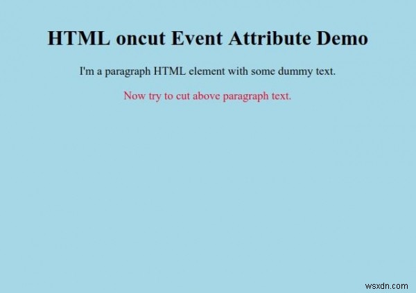 HTML oncut 이벤트 속성 완벽 정리 – 개념, 문법, 실전 예제