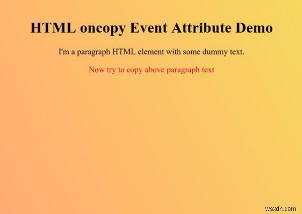 HTML oncopy 이벤트 속성 – 요소 복사 시 자동으로 스크립트 실행하기