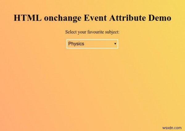 HTML onchange 이벤트 속성 완벽 정리 – 문법부터 실전 예제까지
