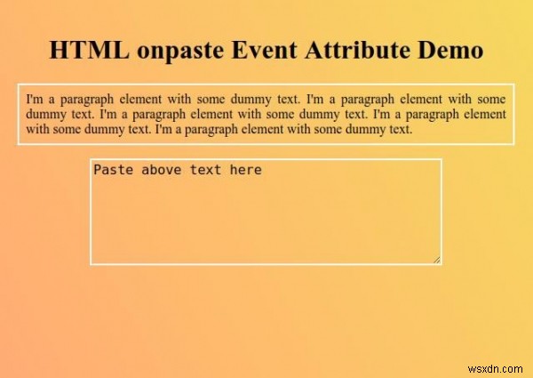 HTML onpaste 이벤트 속성 완벽 정리: 붙여넣기 이벤트의 개념과 활용 예제