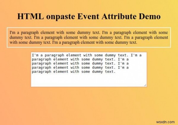 HTML onpaste 이벤트 속성 완벽 정리: 붙여넣기 이벤트의 개념과 활용 예제