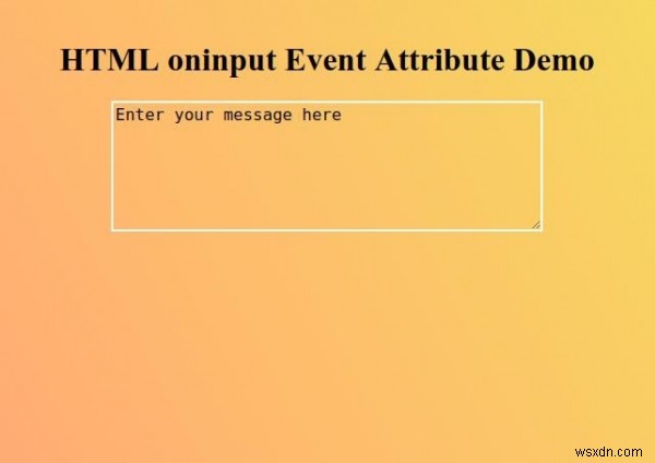 HTML oninput 이벤트 속성 완벽 정리 – 문법부터 실전 예제까지