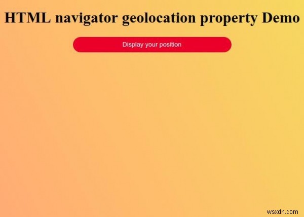 HTML navigator.geolocation 속성 – 사용자 위치 좌표를 손쉽게 가져오는 방법