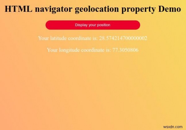 HTML navigator.geolocation 속성 – 사용자 위치 좌표를 손쉽게 가져오는 방법