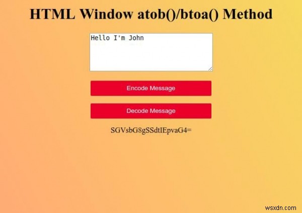 HTML window btoa() 메서드 – 문자열을 Base64로 인코딩하는 방법
