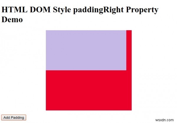 HTML DOM 스타일 paddingRight 속성 완벽 가이드