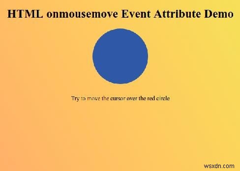 HTML onmousemove 이벤트 속성 – 개념, 문법, 실전 예제 총정리