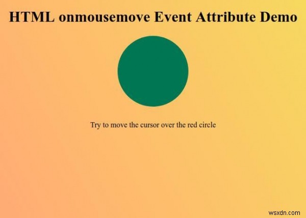HTML onmousemove 이벤트 속성 – 개념, 문법, 실전 예제 총정리