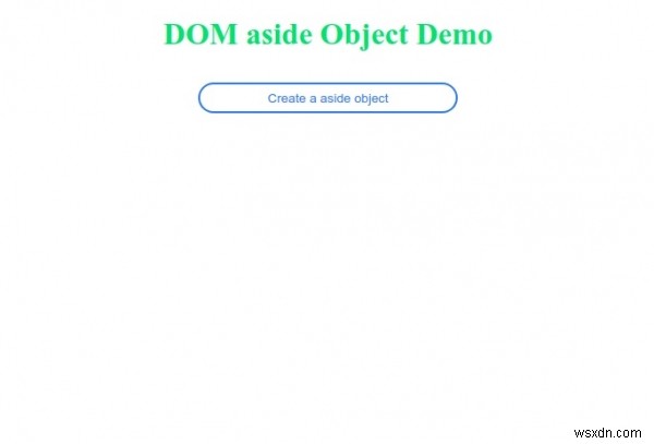 HTML DOM Aside 객체 – 개념부터 동적 생성 예제까지