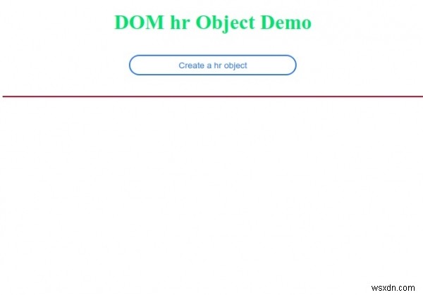 HTML DOM HR 객체 완벽 정리 – 생성 방법과 예제
