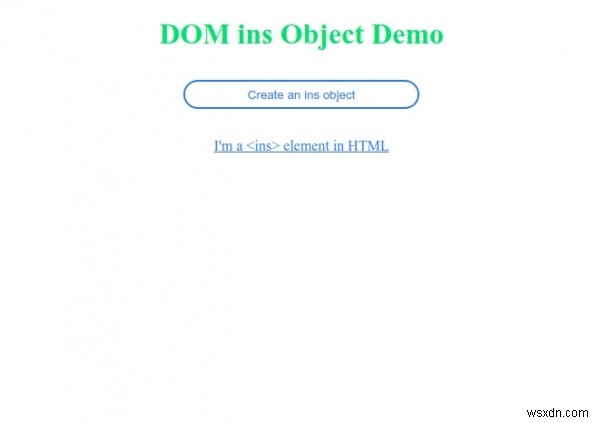HTML DOM ins 객체 완벽 가이드: 생성 방법과 주요 속성