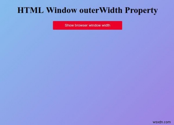 HTML Window outerWidth 속성 – 브라우저 창 전체 너비 확인 방법