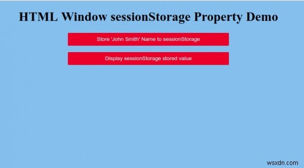 HTML Window sessionStorage 속성 완벽 정리 – 세션 데이터 저장 방법