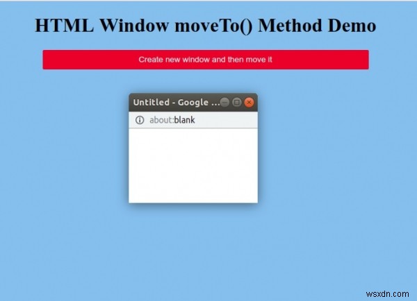 HTML Window moveTo() 메서드 완벽 정리 – 브라우저 창 위치 이동하기