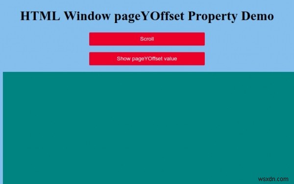 HTML Window pageYOffset 속성 – 세로 스크롤 위치를 픽셀 단위로 확인하는 방법