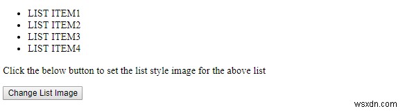 HTML DOM Style listStyleImage 속성 – 리스트 마커를 이미지로 설정하는 방법