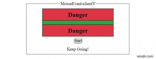 HTML DOM MouseEvent clientY 속성 – 마우스 포인터의 세로 좌표 구하기