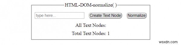 HTML DOM normalize() 메서드 – 빈 텍스트 노드 제거 및 병합 방법