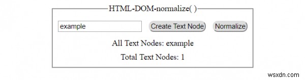 HTML DOM normalize() 메서드 – 빈 텍스트 노드 제거 및 병합 방법