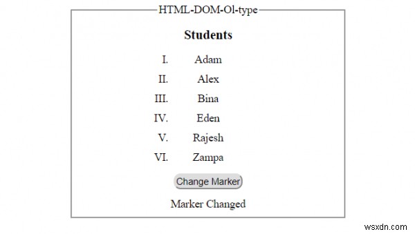 HTML DOM OL type 속성 – 순서 목록 마커 유형 설정 및 반환 방법