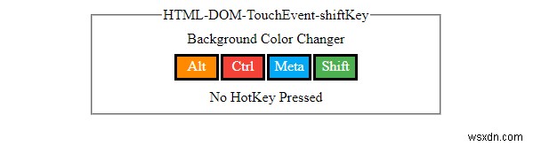 HTML DOM TouchEvent shiftKey 속성 – 터치 이벤트에서 Shift 키 상태 확인하기