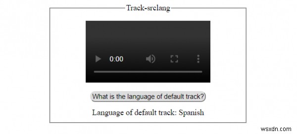 HTML DOM Track srclang 속성 – 텍스트 트랙 언어 가져오기 및 설정하기