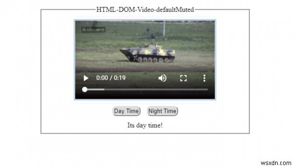 HTML DOM Video defaultMuted 속성 – 비디오 기본 음소거 설정하기