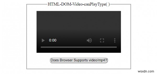 HTML DOM Video canPlayType() 메서드 – 브라우저의 동영상 형식 지원 여부 확인하기