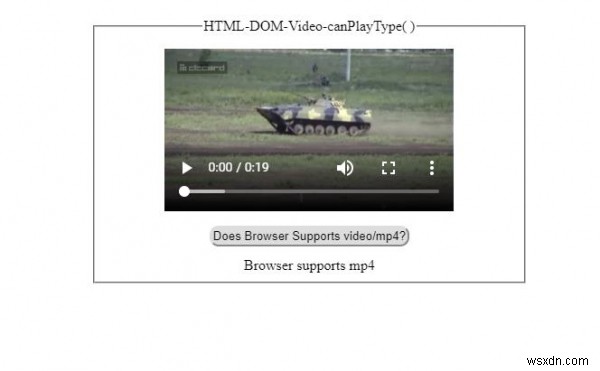 HTML DOM Video canPlayType() 메서드 – 브라우저의 동영상 형식 지원 여부 확인하기