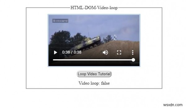 HTML DOM Video loop 속성 완벽 정리 – 사용법과 예제 코드