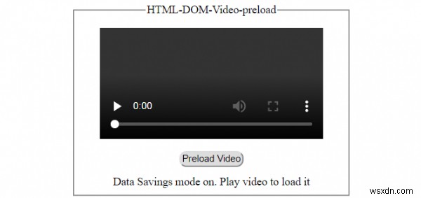 HTML DOM Video preload 속성 – 개념부터 실전 예제까지