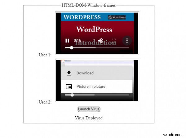 HTML DOM Window frames 속성 – 현재 창의 모든 프레임 객체 다루기