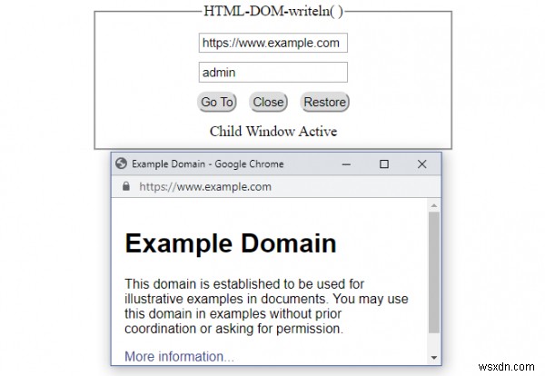 HTML DOM writeln() 메서드 – 문서에 여러 표현식 출력하기