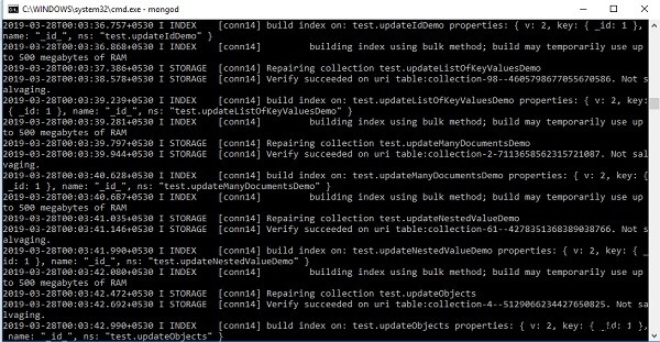 대량의 데이터 삭제 후 MongoDB 저장 공간 줄이는 방법 – repairDatabase() 활용법