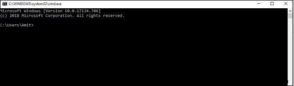 명령줄(CMD)로 설치된 MongoDB 버전 확인하는 방법