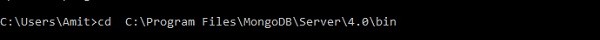 mongo 명령어로 MongoDB 셸을 실행하는 방법