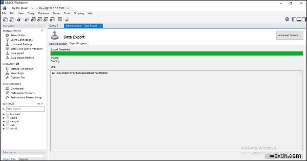 MySQL Workbench로 MySQL 데이터베이스 백업하는 방법 (단계별 가이드)
