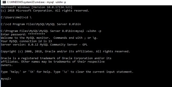 MySQL에서 다른 사용자로 로그인하는 방법 (-u -p 명령어 완벽 가이드)