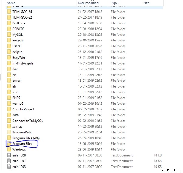 Windows OS에서 MySQL bin 디렉토리 위치 찾는 방법