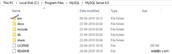 Windows OS에서 MySQL bin 디렉토리 위치 찾는 방법