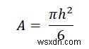 뢸로 삼각형(Reuleaux Triangle)의 넓이 구하는 방법