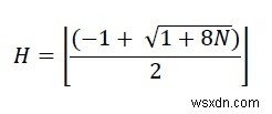 동전으로 피라미드를 쌓을 때 최대 높이를 구하는 C/C++ 프로그램
